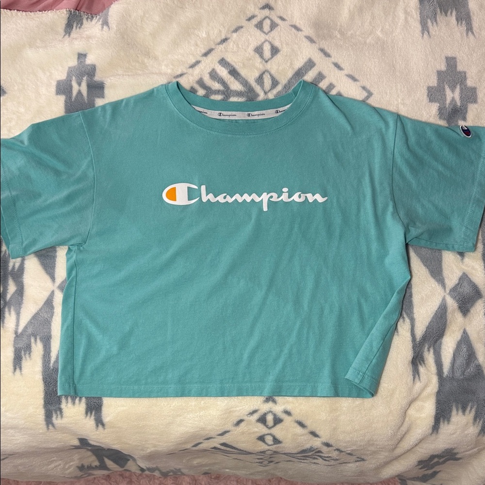 Champion Aqua Cropped Tee